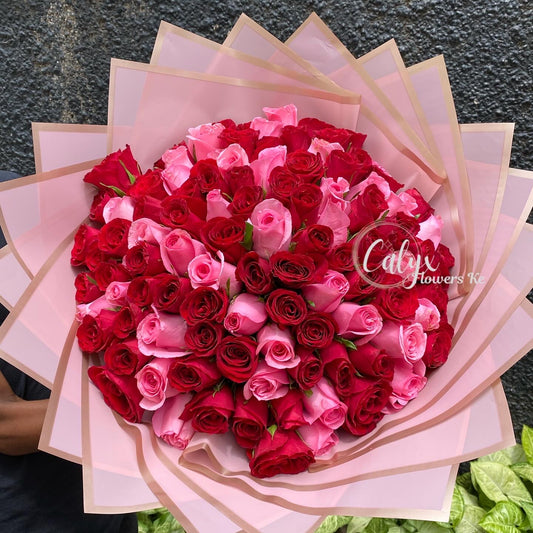 Red & Pink Romance Bouquet