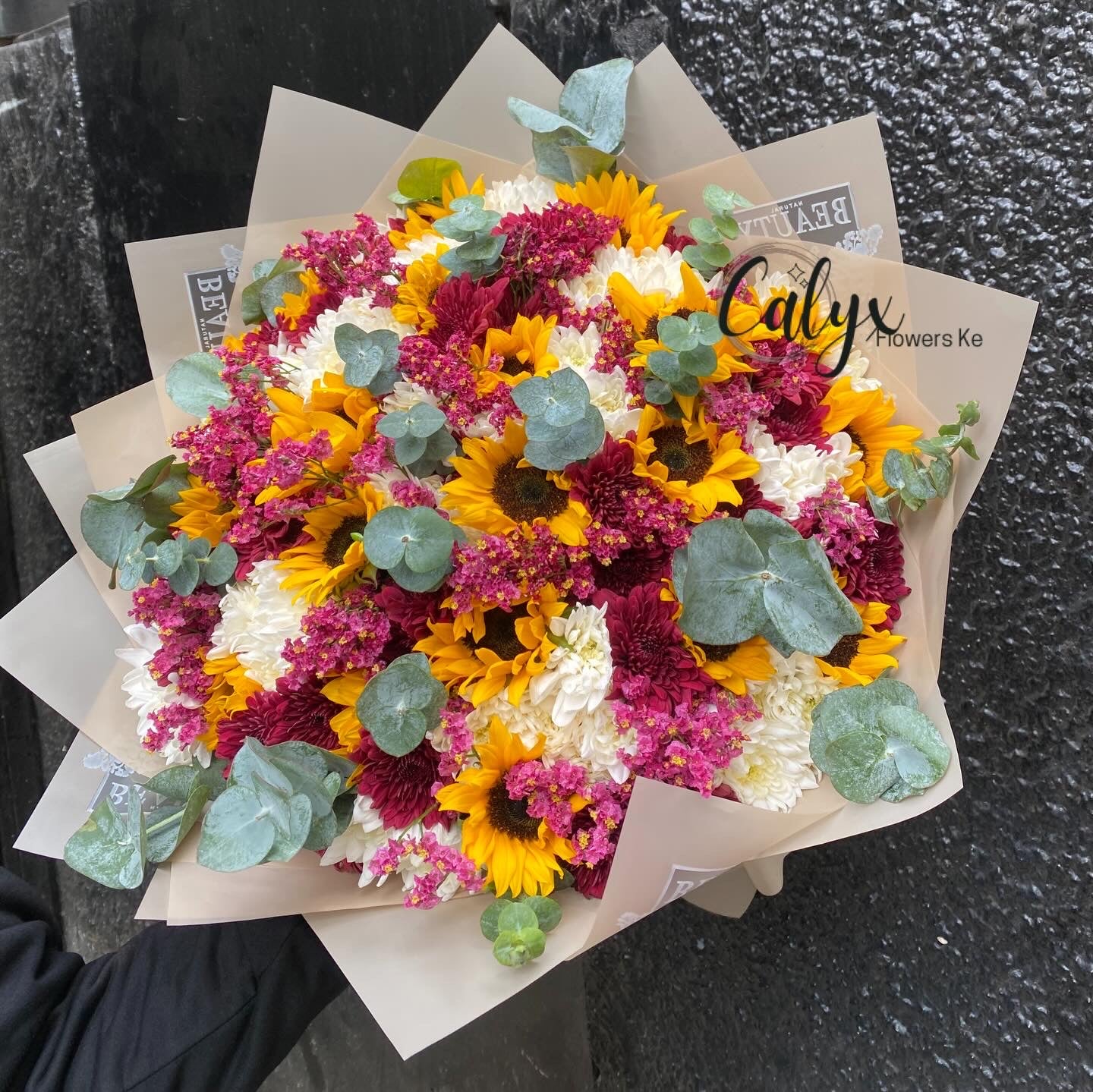 Sunflower & Chrysanthemum Harmony Bouquet