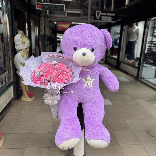 The Sweet Harmony  Bouquet X 120CM Teddy bear