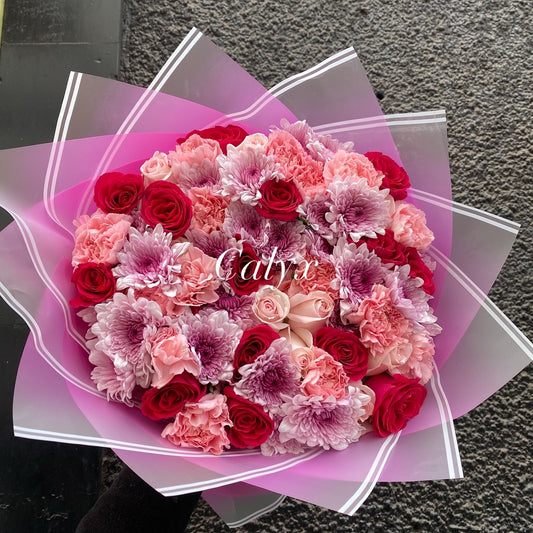 Rosy Petals Delight Bouquet