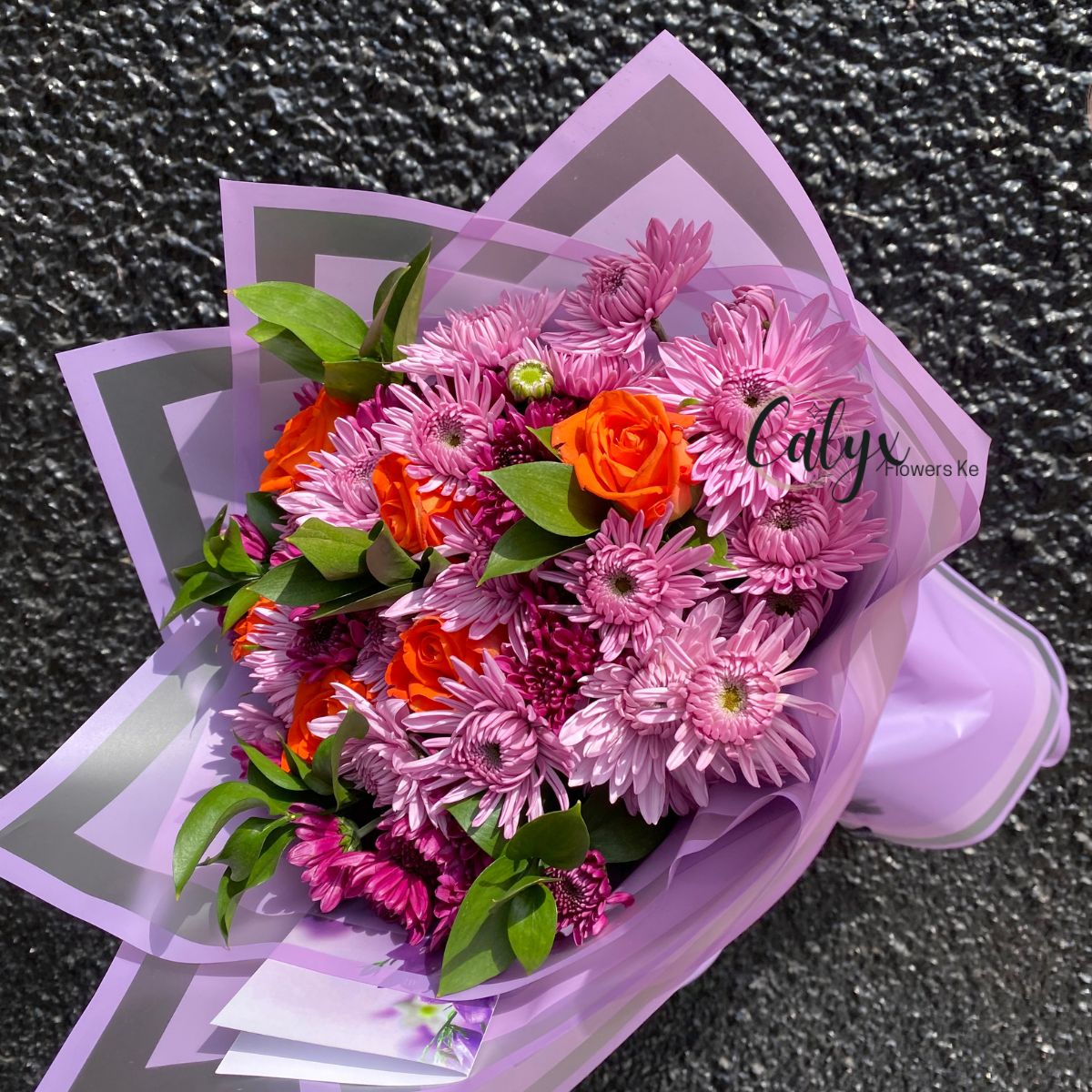 Purple Chrysanthemums